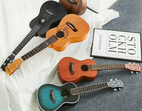 ?安德鲁尤克里里初学者女生23寸小吉他单板...