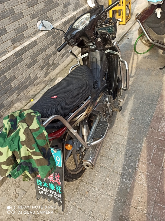 大阳弯梁摩托车，绿牌照助力手续。一直有按时...