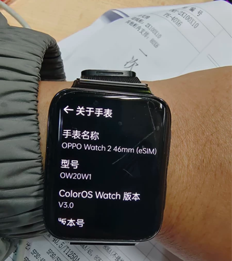 自用的oppo watch2 46mm e...