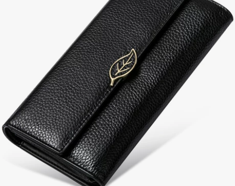 班亚奴2022新款韩版女士钱包女长款头层牛...