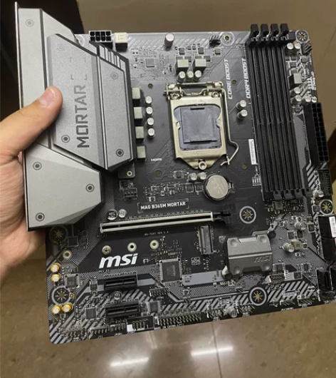 微星b365m迫击炮  主板能通电 cpu...