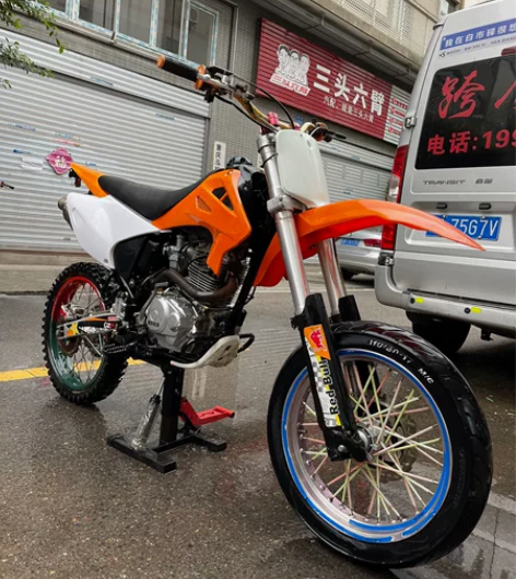 入门级越野摩托车cqr，便宜大坨车子新 感...