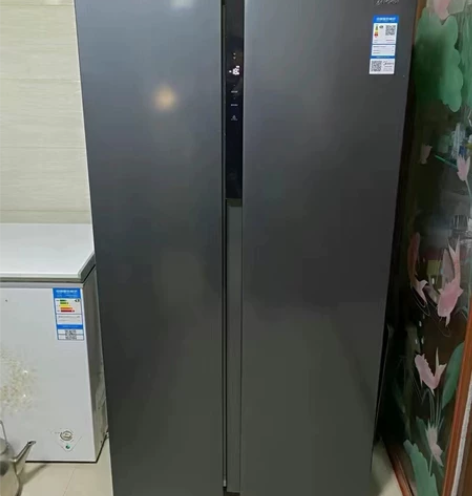 清仓跳楼价美的对开门冰箱，549升大容量，...