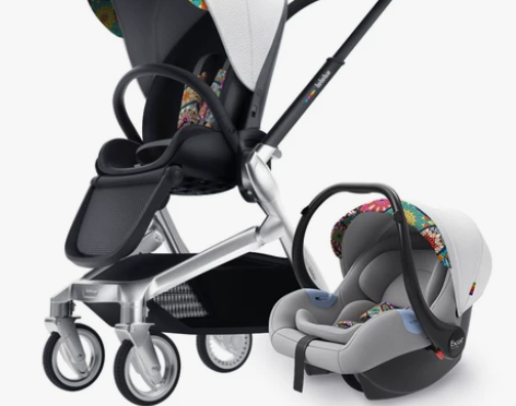 bebebus推车+提篮 可当车载安全座椅...