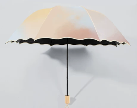 雨伞女折叠晴雨两用防晒防紫外线遮阳伞公主风...