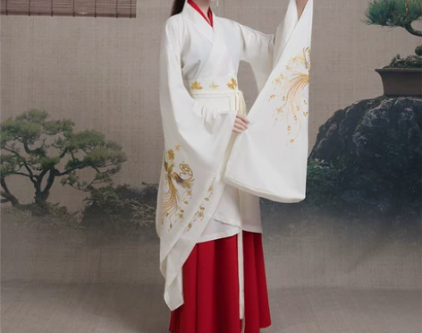 魏晋汉服女改良广袖襦裙中国风古装超仙礼仪之...