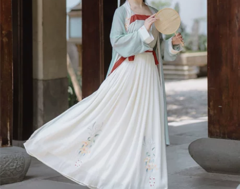 ?【芙蓉】茗月萱原创汉服女宋裤裙褙子四件套...