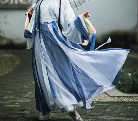 【汉服出租】柒邑 云裳诉  晋制 交领上衣...