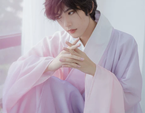 司南阁原创【无忧】汉服男女通款明制道袍披风...