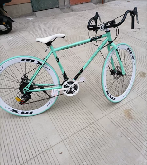 死飞24速60刀高颜值,公路自行车26寸由...