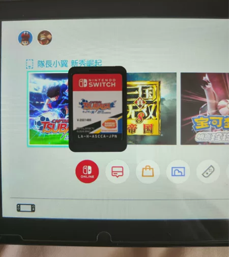 ns游戏卡带 足球小将 新秀崛起 中文 裸...