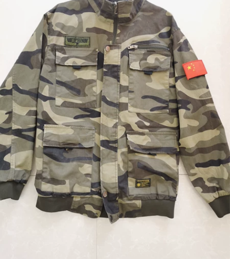 迷彩服，工装！男士劳动服工装，老公胖了，就...