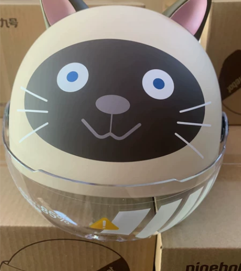 九号电动儿童头盔！ 暹罗卡、小猪粉！ 尺寸...