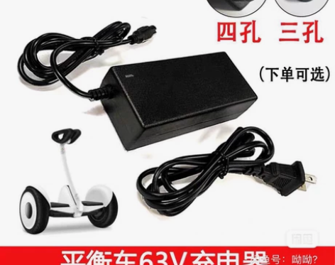 【捡漏包邮】正品 小米9号平衡车充电器线通...