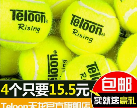 天龙网球 训练球高弹耐打成人初学比赛练习球