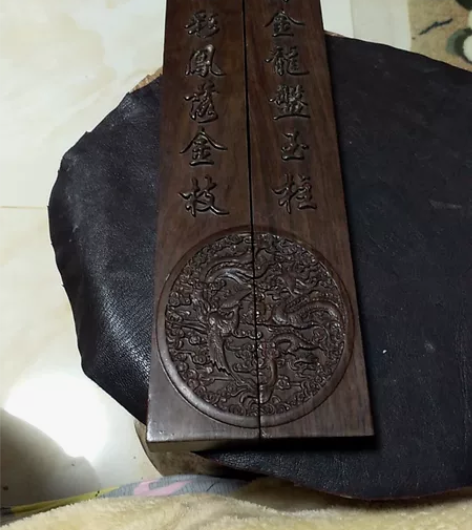 38×5.5×2.5cm黑檀木镇纸 感兴趣...