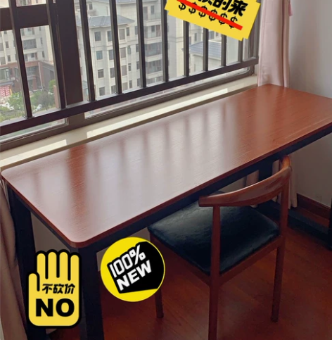 【包邮捡漏】圆角电脑桌台式家用学生学习卓写...