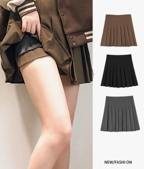 百褶裙 百褶裙短裙女夏季高腰 女秋季 百褶...