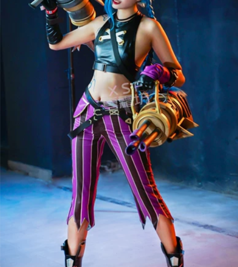 金克丝xl大全套 有假发鞋子衣服 鞋子41...