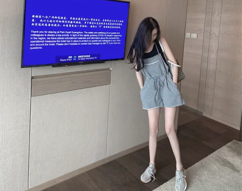 背带裤女2021年夏季新款韩版宽松高腰吊带...