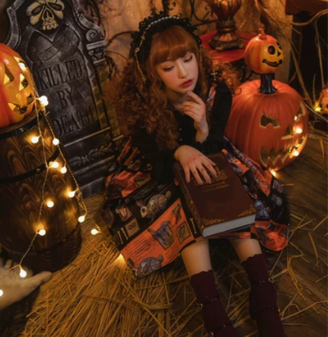 星芙颂解剖兔兔解刨jsk万圣限定南瓜色s码...