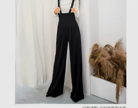 背带裤长裤2022新款夏季女夏韩版宽松春秋...