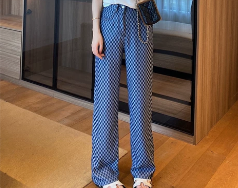 宝藏裤子！显腿长~透气天丝高腰显瘦百搭直筒...