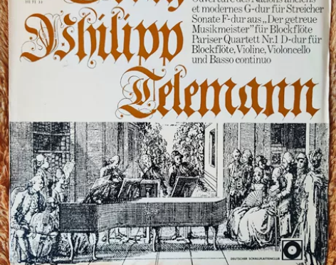 黑胶唱片LP|泰勒曼作品专辑|德律风根唱片...