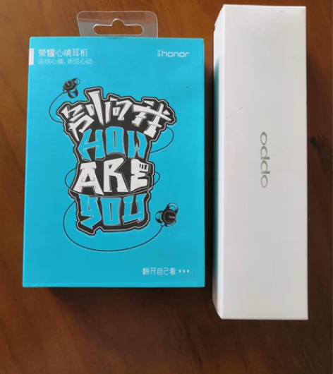 荣耀心晴耳机加OPPO自拍杆，拆封没用过。...