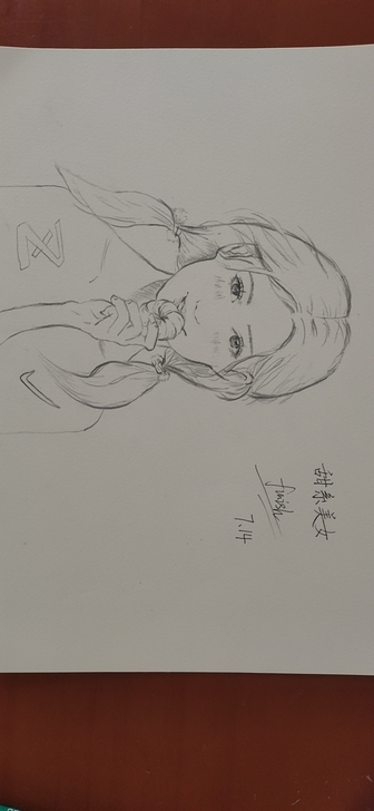 新画的甜系美女，喜欢的可以私聊我