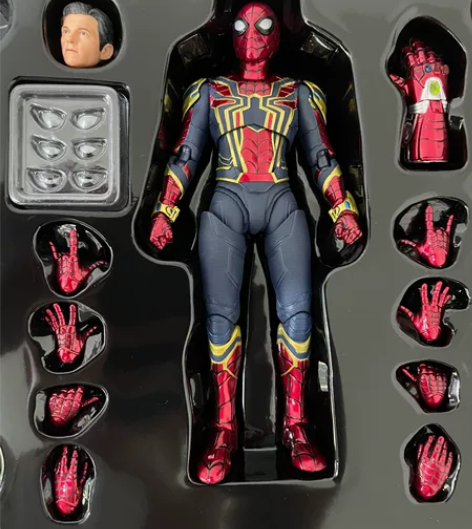 【全新正版】咪咕漫威钢铁侠、钢铁蜘蛛手办 ...