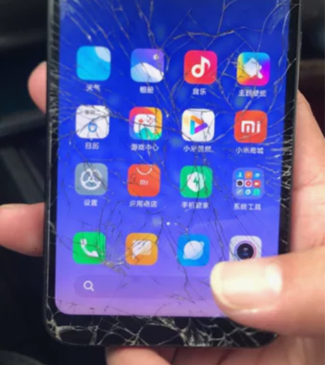 红米6pro手机 3+32G外玻璃坏,显示...