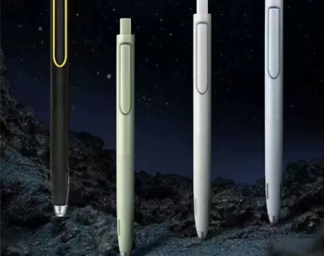 点石时空舱速干按动中性笔0.5mm子弹头按...