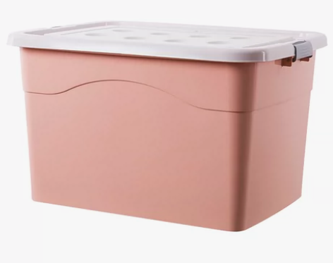 加厚特大号衣服收纳箱塑料整理箱收纳盒有盖储...