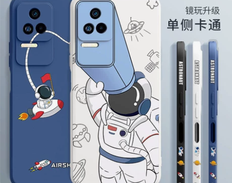 红米k50手机壳创意宇航员k50pro硅胶...