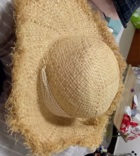 韩版凉帽可折叠草帽防紫外线遮阳帽子女夏天户...