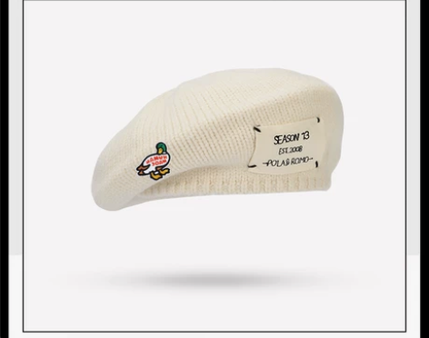 贝雷帽 贝雷帽黑色正品现货HUMAN MA...