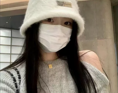 新款走走网红同款冬季兔毛奶白色毛绒渔夫帽秋...