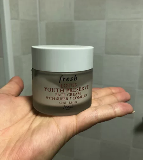 fresh莲花面霜50ml 孕期用的 剩下...