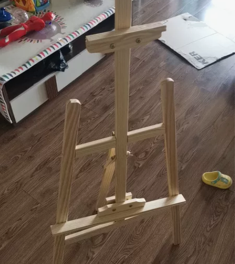 美术画架画板套装实木可调节儿童素描绘画油画...