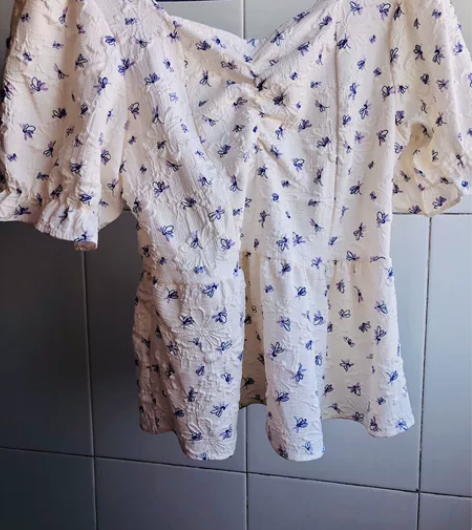 夏装短袖纯棉韩版上衣显瘦遮肚 感兴趣的话点...