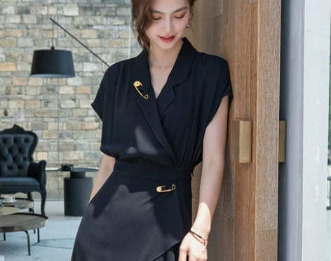 LRKS烈儿高定【LADY裙】阳光麻知性典...