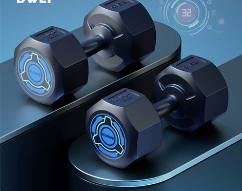 帝威哑铃男士健身家用器材女包胶练臂肌小亚玲...