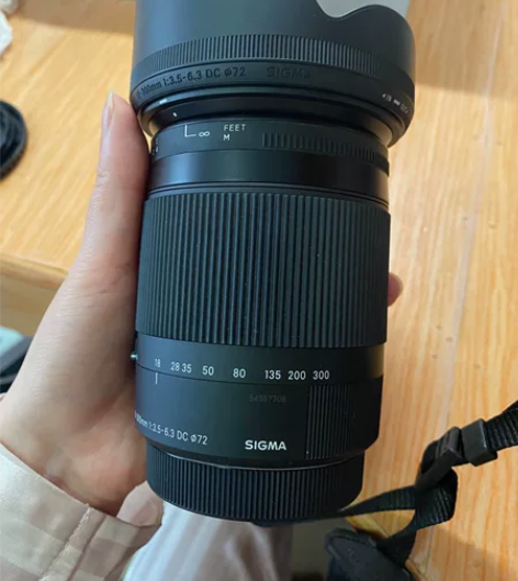 适马18-300的镜头，佳能口的，线下实体...