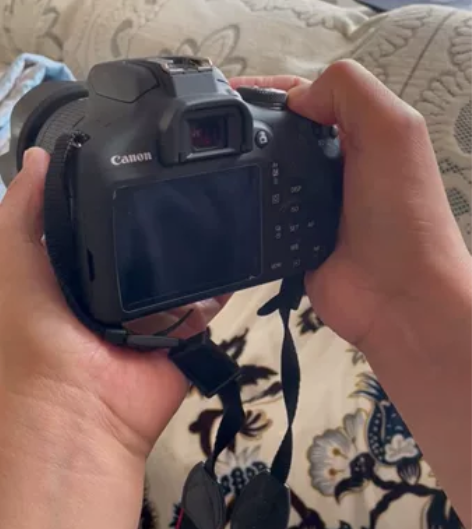 佳能1500d，前女友送的，用过两次，没拍...