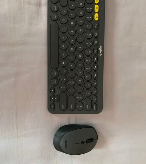 罗技Logitech蓝牙键盘鼠标套装，送鼠...
