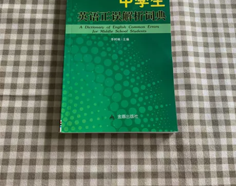 中学生英语正误解析词典 英语词典 初中生英...