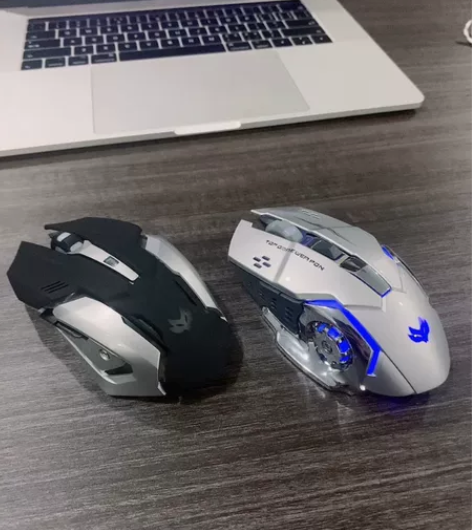 英欧6键无线可充电背光电竞蓝牙静音鼠标笔记...