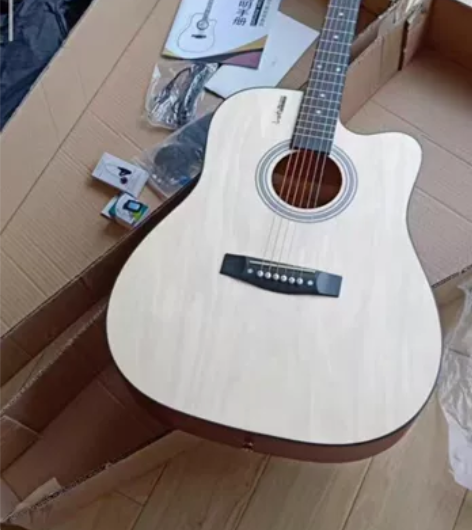 转让原价一千多的全新单板民谣吉他初学者吉他...