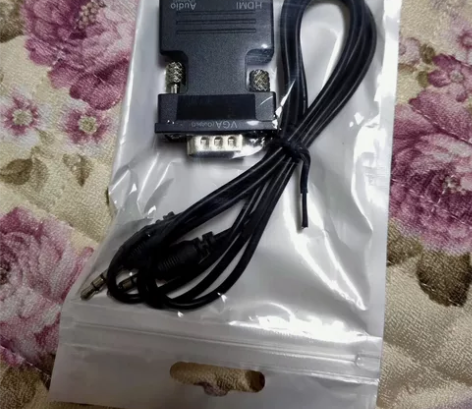 【hdmi转vga】13.5元包邮  高清...
